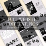 Modern black and white Squarespace template ideal for building a professional blog or business website. Its sleek, responsive design ensures your content looks great on all devices.