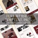 Responsive Squarespace template for virtual assistant VAs, marketing agency, entrepreneurs, small businesses