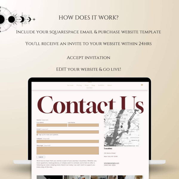 Virtual Assistant Template Squarespace 7.1 Website, Agency Website, Consulting Website, Coaching - Image 11