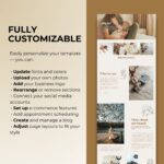 Mobile-friendly doula website template with an intuitive layout and calming design." "Professional doula branding solution with a fully customizable Squarespace template."