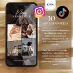 Instagram Reel and TikTok video Canva template for postpartum doula services, featuring professional designs and easy customization.