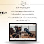 Feminine Squarespace Template 71, Feminine Squarespace Theme - Luxury Squarespace Website template Spiritual Mystical Squarespace 71 elegant (10)