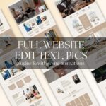 Wellness and Fitness Pilates Studio WordPress Template – Ideal for feminine health and yoga coaching websites