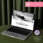 Elegant WordPress Elementor theme for female entrepreneurs showcasing modern business design