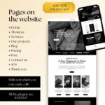 Responsive WordPress Elementor theme with multilingual support designed for female influencers