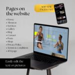 A modern and minimalist website template for wellness coaches and therapists, optimized for Squarespace Blogger, fitness instructors, and nutritionists. This high-quality design enhances credibility and boosts online engagement.