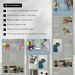 An SEO-friendly Squarespace Therapist website template tailored for counselors, mental health professionals, and wellness coaches. The soft pastel tones and elegant design create a welcoming digital space for potential clients.