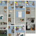 A sleek and bold Squarespace website template for wellness and fitness professionals, ideal for yoga websites, Pilates studios, and health coaches. The design is perfect for modern fitness blogs and coaching websites.