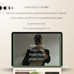 Therapist Squarespace website featuring a minimalist and elegant design. Perfect for counsellor services and mental health professionals aiming for a professional online presence