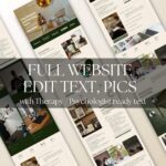 Wellness-focused Squarespace template for therapy and psychiatrist websites. This elegant Squarespace 71 theme provides a professional platform for service providers