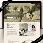 Elegant Squarespace website ideal for herbalists and psychiatrists. This Squarespace theme is tailored for therapy and wellness-focused businesses.