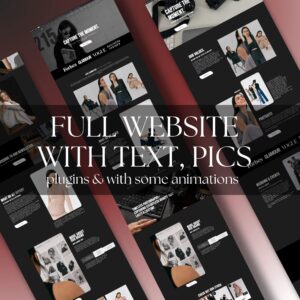 Photography WordPress Theme | Feminine WordPress Template with Ecommerce | Elegant Photographer Portfolio Website