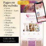 Vibrant balloon website template tailored for creative entrepreneurs in the party and event space. Features dynamic image galleries, testimonials, and simple navigation for a smooth user experience.