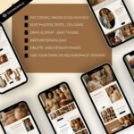 "Beautifully designed website template tailored for birth doulas and pregnancy care specialists.