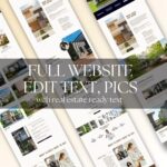 Elegant real estate website template built to highlight your property listings and services. Perfect for solo agents or real estate teams seeking a polished and trustworthy online presence.