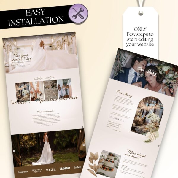 Wedding Squarespace Website Template - Image 10