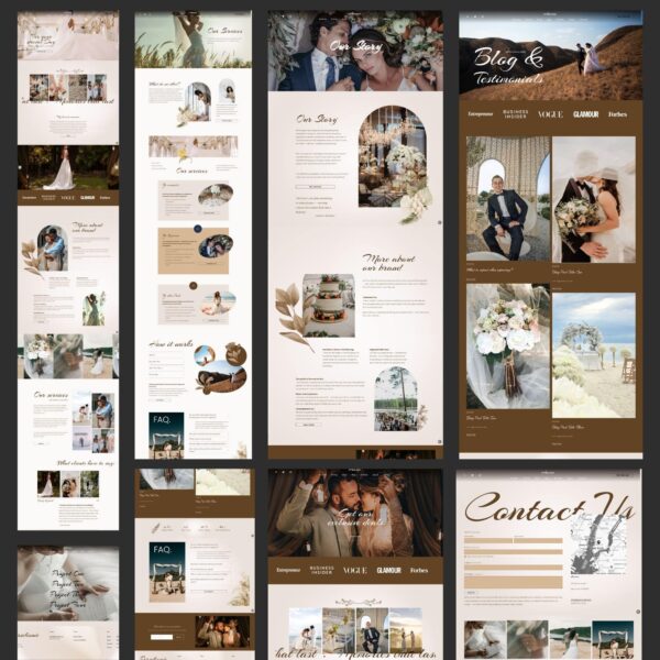 Wedding Squarespace Website Template - Image 7