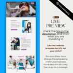 Squarespace Template for Dental Office featuring a sleek dentistry template design. Ideal for orthodont dentists and dental hygienists wanting a polished, mobile-friendly website.