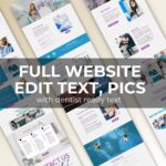 Elegant Dentistry Design Squarespace Template for dental clinics and cosmetic dentists. Customize this dental office website easily to match your brand and style.