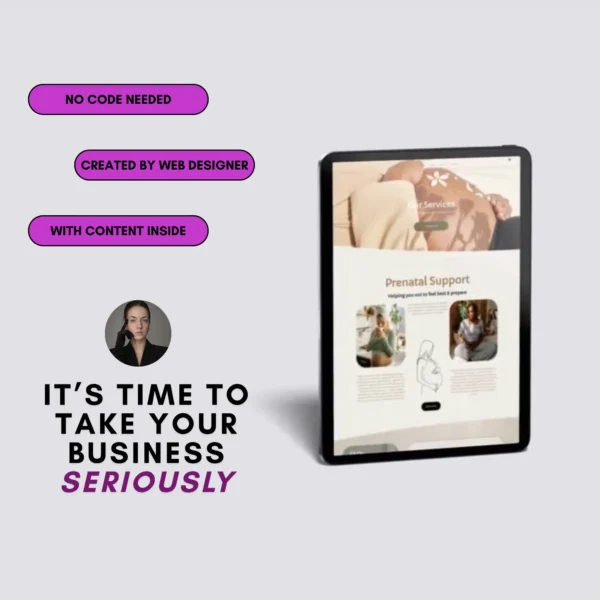 Get a Professional Doula Website That Helps You Attract More Clients | Midwife, Birth Worker, Lactation Consultant