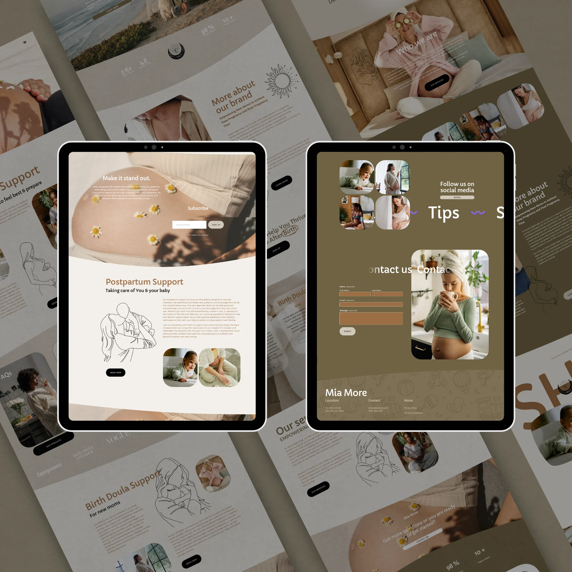 Get a Professional Doula Website That Helps You Attract More Clients | Midwife, Birth Worker, Lactation Consultant - Image 10