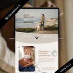 Doula website Squarespace Template 71, Doula Squarespace Website Theme - Midwife Website template, Birth Worker Squarespace 71, suitable for lactation consultant too