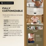 Professional doula branding solution with a fully customizable Squarespace template