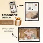 Responsive Squarespace template for doulas, midwives, and maternal support professionals.