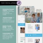 Professional Squarespace Template for GP doctors and medical practices. Create a trustworthy and elegant healthcare website without coding.
