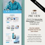 Healthcare Squarespace Website Template for GP doctors and medical practices. This medical template enhances your clinic’s online presence and patient engagement.