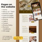 High-end Squarespace Website Template for beauty salons and spa owners. This Medspa Website design combines modern style with user-friendly customization.