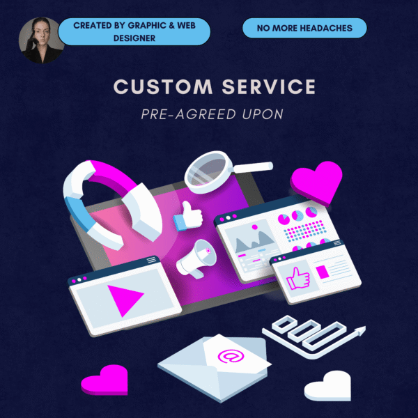 Custom Design & Marketing Service By Agreement