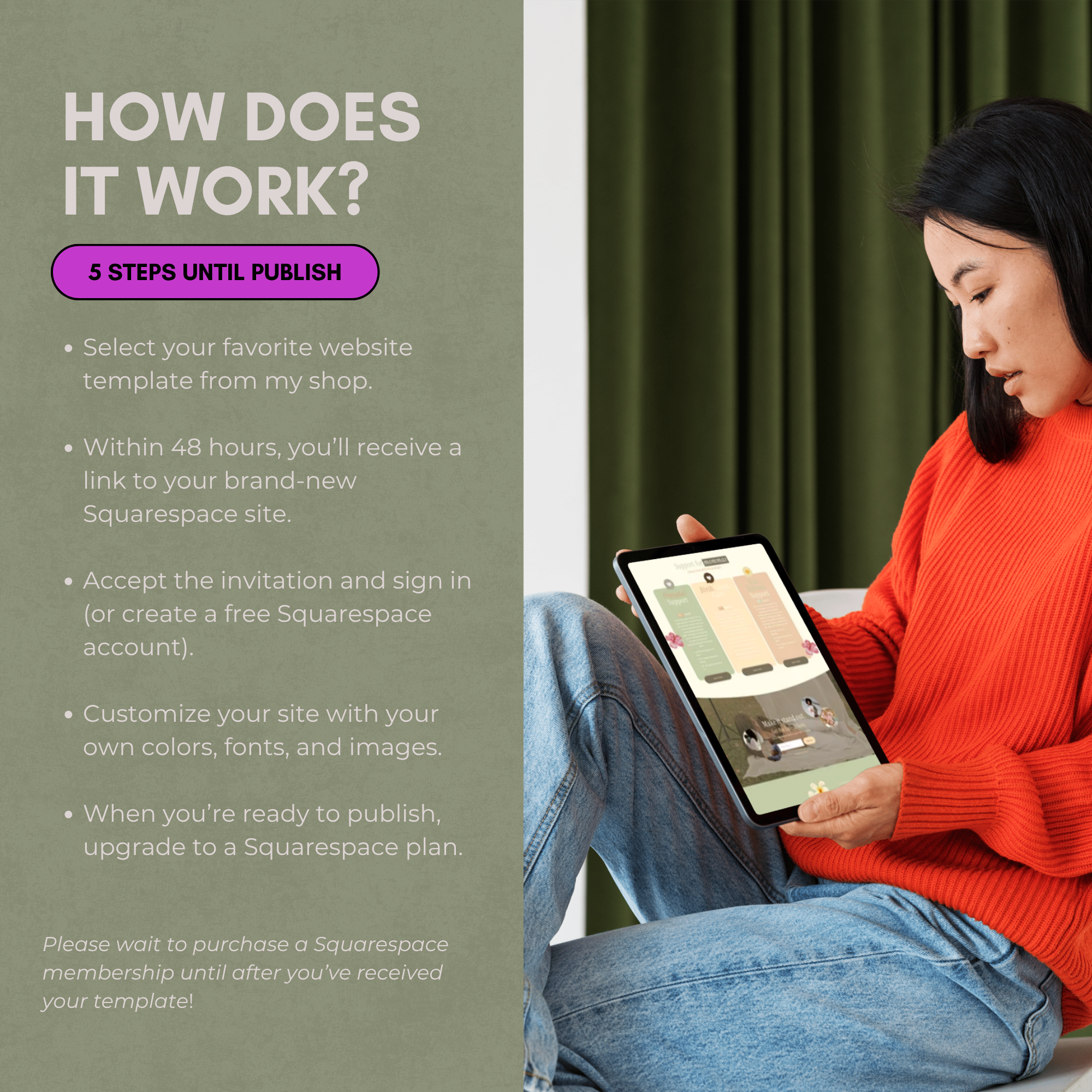 Birth Worker & Childbirth Educator Website Template | Squarespace 7.1 - Image 9