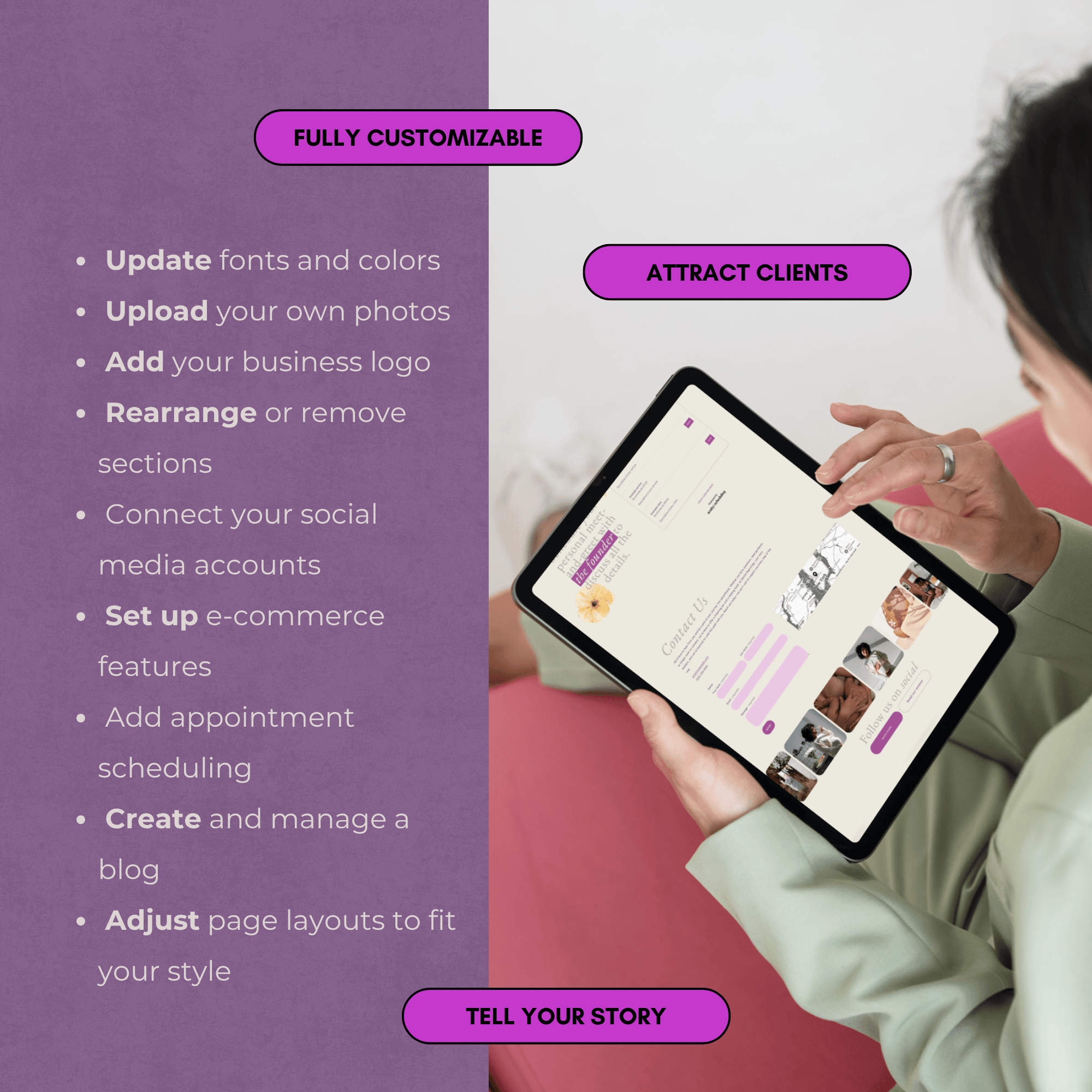 Doula & Pregnancy Ultrasound Website Template | Squarespace 7.1 - Image 9