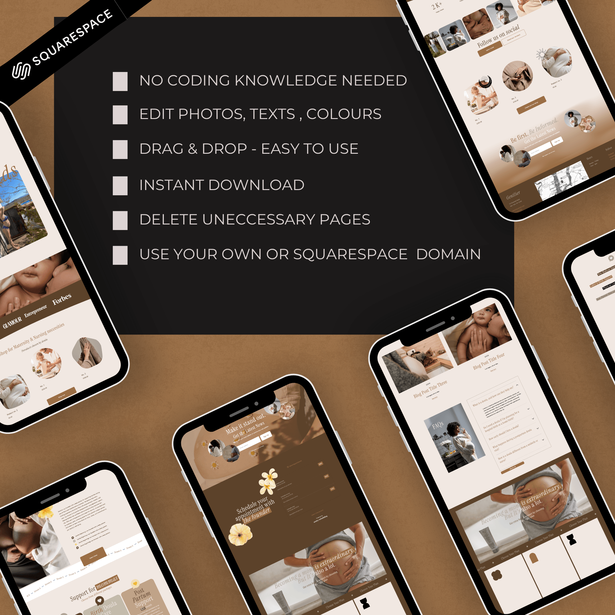 Sonographer & Pregnancy Ultrasound Website Template | Squarespace 7.1 - Image 8