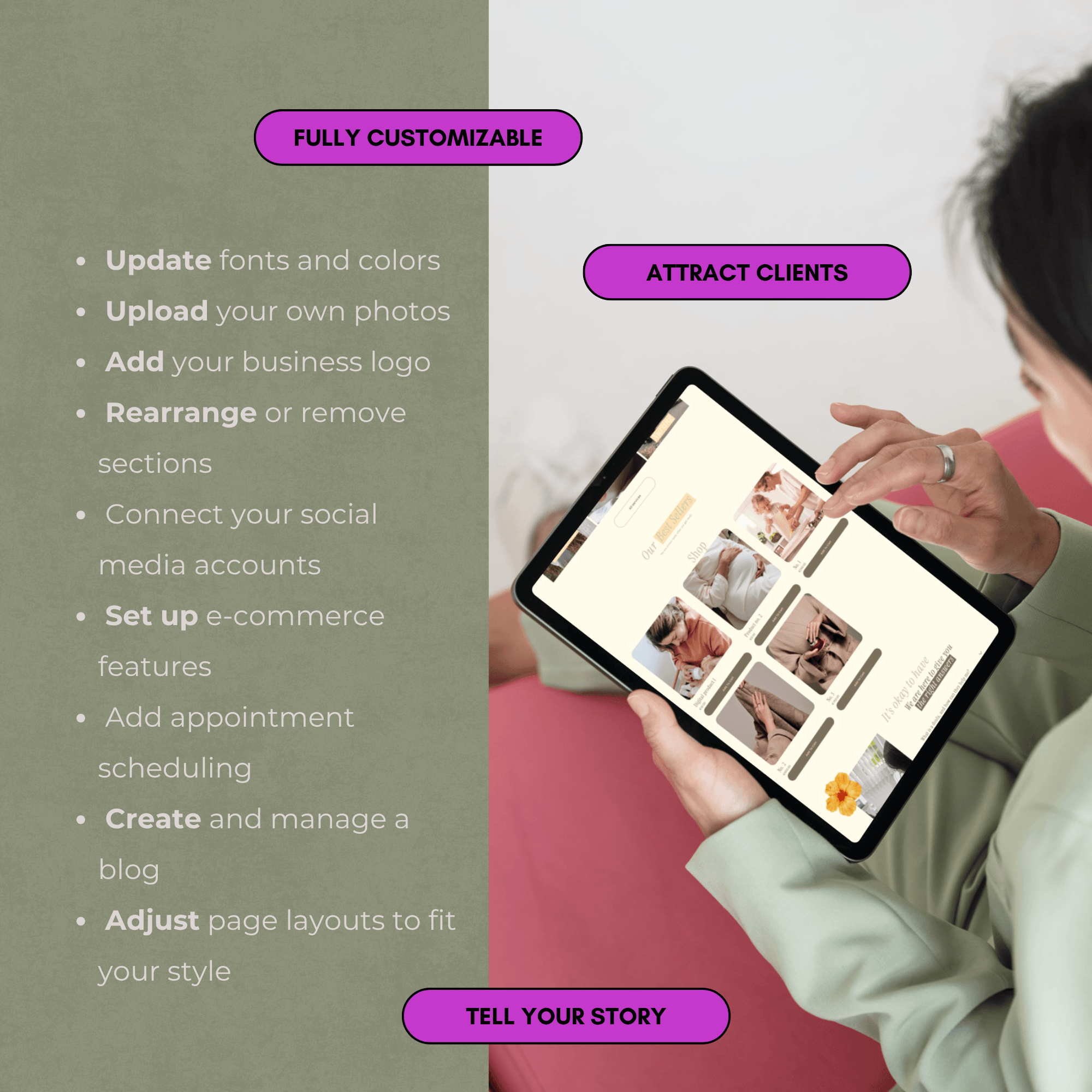 Birth Worker & Childbirth Educator Website Template | Squarespace 7.1 - Image 7
